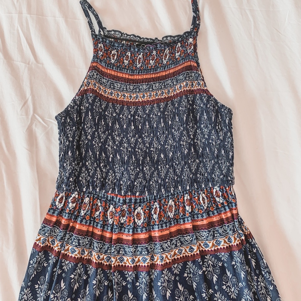 pattered maxi dress!